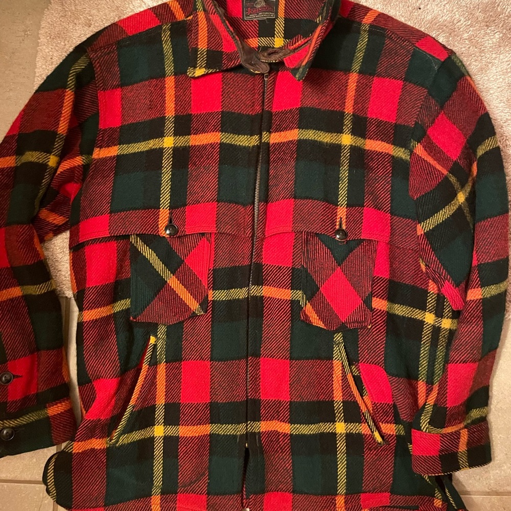 Johnson Woolen Mills Zip Flannel